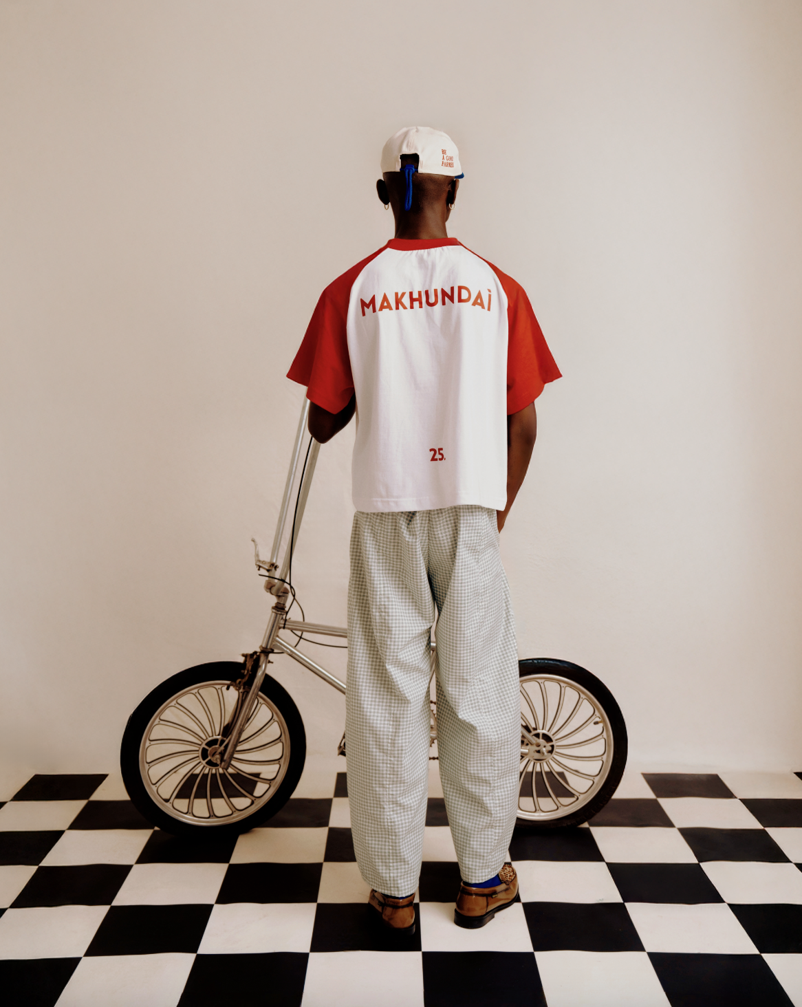 'Be a Good Farmer' Staple Tee - Red & White